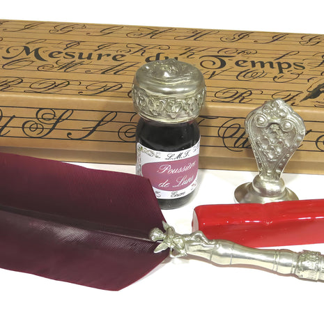 Ref: 0006977-3 Coffret " Cupidon " avec sceau en étain
