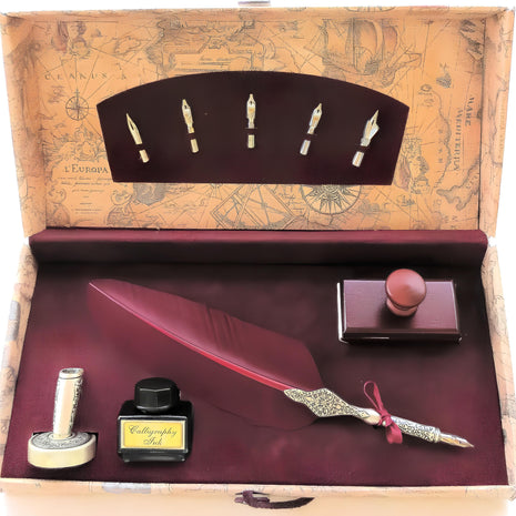 Ref: 1862 “Goose Quill and Blotting Pad” Box Set 