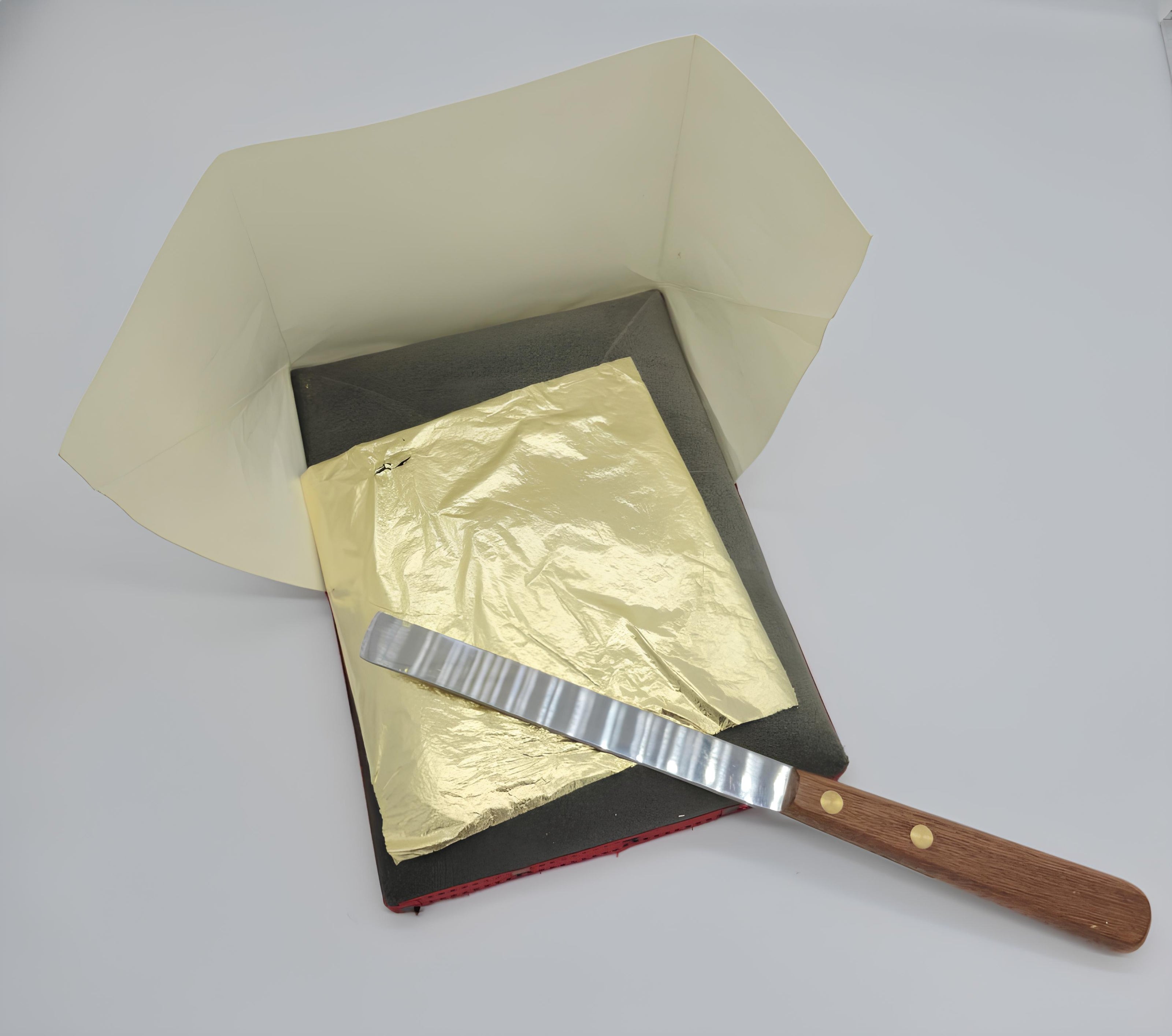 Ref: 0003675-1 Gilding cushion with screen Goat parchment