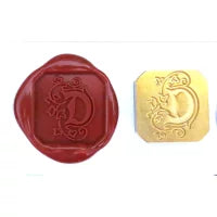 ref: 683-2: Pastille de Sceau " Gothique enluminé "