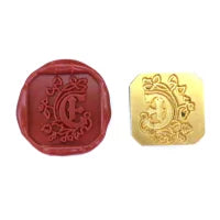 ref: 683-2: Pastille de Sceau " Gothique enluminé "
