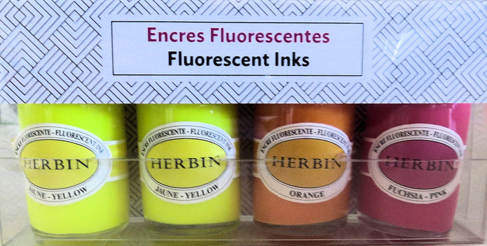 ref: 0004793: Set d'Encres Fluorescentes " Herbin "
