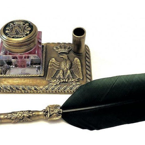 Ref: 0006274 Ensemble " Empire " et plume d'oie