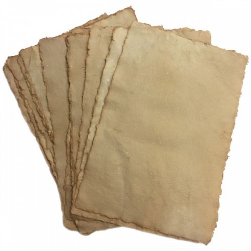 ref: 118-2bis: Feuille de Papier "Thé"  50 x 70 cm