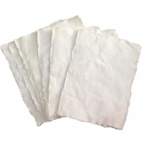 ref: 0010960-2: Feuille de papier artisanal indien 18 x 24 cm