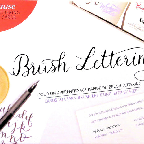 Ref: 582-1: Feuilles d'apprentissage "Brush Lettering"