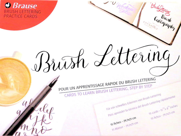 ref: 582-1: Feuilles d'apprentissage "Brush Lettering"