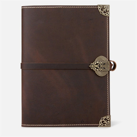 0000958 Grand Grimoire artisanal en cuir