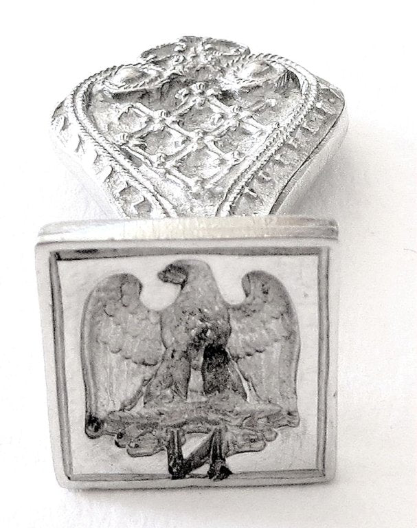 Ref: 0006190-4 Sceau artisanal en étain 