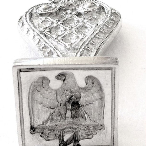 Ref: 0006190-4 Handmade pewter seal "Imperial Eagle" 