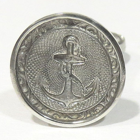 Ref: 0006675-4 Sceau artisanal en étain " Ancre de Marine "