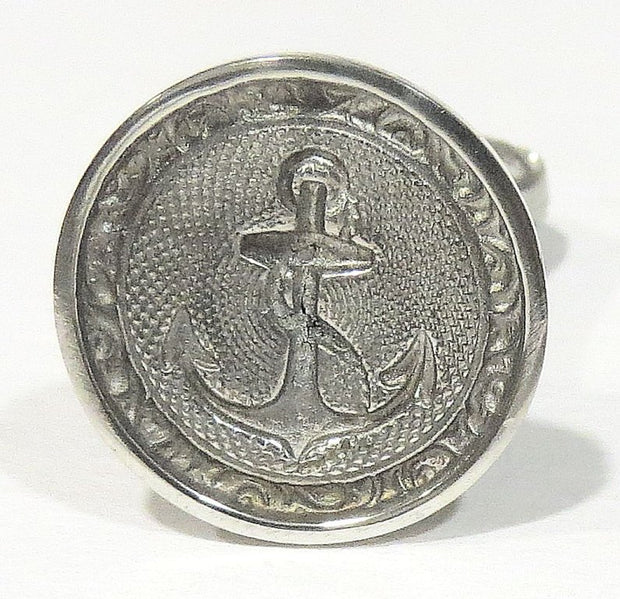ref: 0006675-4 Sceau artisanal en étain " Ancre de Marine "