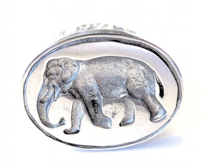 0006242-3 Sceau artisanal en étain "Eléphant"
