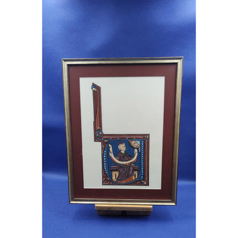 Lettrine U sur papier haute qualité