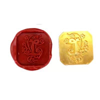 ref: 683-2: Pastille de Sceau " Gothique enluminé "