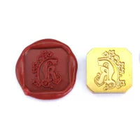 ref: 683-2: Pastille de Sceau " Gothique enluminé "