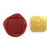 ref: 683-2: Pastille de Sceau " Gothique enluminé "