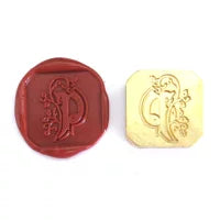 ref: 683-2: Pastille de Sceau " Gothique enluminé "