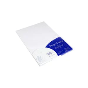 Ref : 0003751-1 Papier "Vergé de France" blanc", Lalo 100 g
