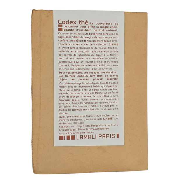 ref: 0015122-1: Carnet "Codex" Thé