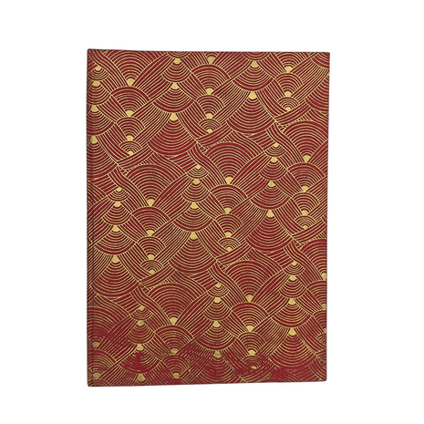 Ref: 1454-1 Carnet-Eventail artisanal Tosca "Chanel" Rouge ou Bleu