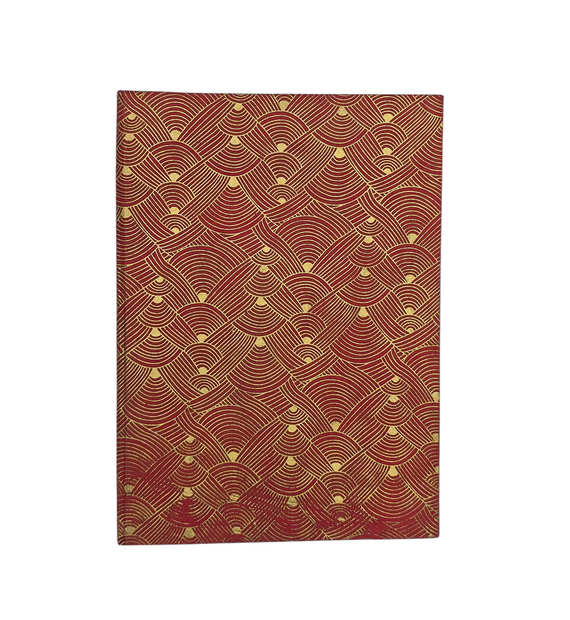 1454-1 Carnet-Eventail artisanal Tosca "Chanel"