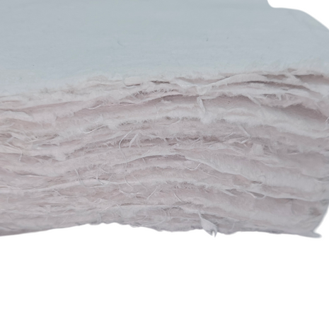 Ref : 1436 "Liasse" de Papier Coton Blanc 18X24