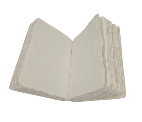 Ref: 1436-10 "Liasse" de Papier Coton Blanc, Format Medium 12x18