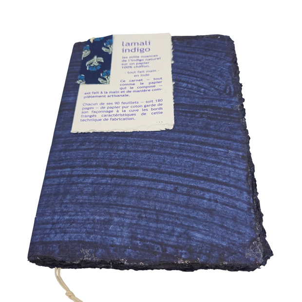 ref: 1437-3 "Liasse" de Papier Coton Indigo 18X24
