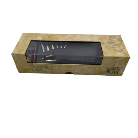 Ref: 0001286: Coffret " Plume d'oie et porte-plume "