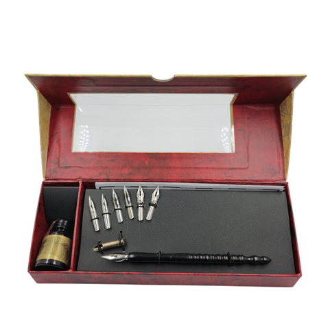 Ref: 0001286: Coffret " Plume d'oie et porte-plume "
