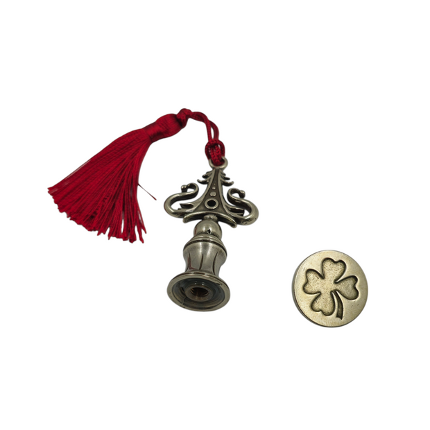001142-5 Manche de sceau ouvragé pour pastilles en Bronze