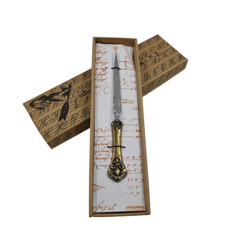 Ref: 0007923-2 "Lys" tin letter opener 