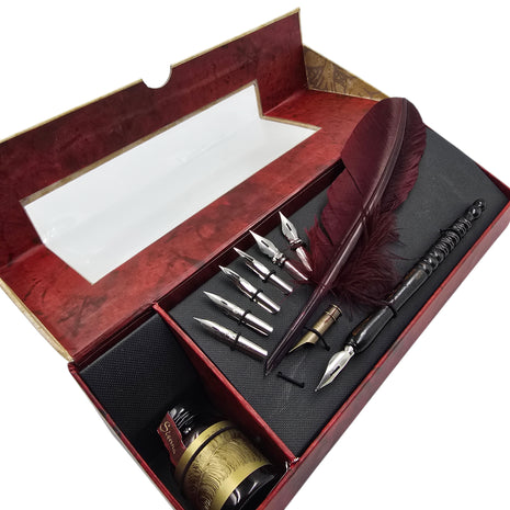 Ref: 0001286: Coffret " Plume d'oie et porte-plume "