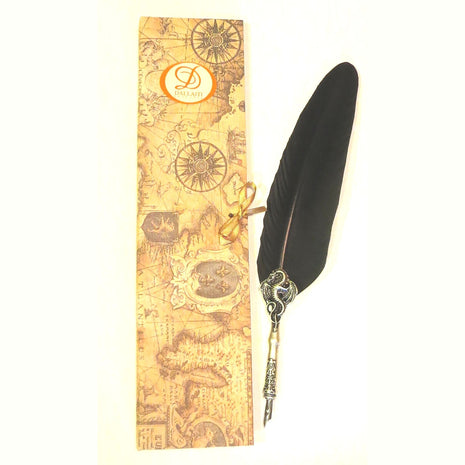 Ref: 000437 Pochette " Plume d'oie Dragon"