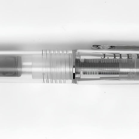 Ref: 0002268-4 Roller Herbin transparent avec une cartouche d'encre