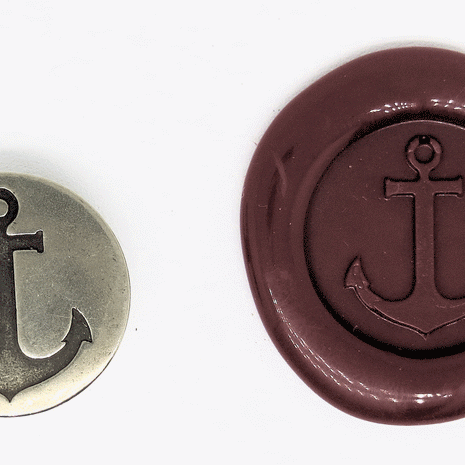Ref: 0009930-32: Sceau "Ancre de Marine"
