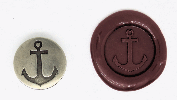 ref: 0009930-32: Sceau "Ancre de Marine"