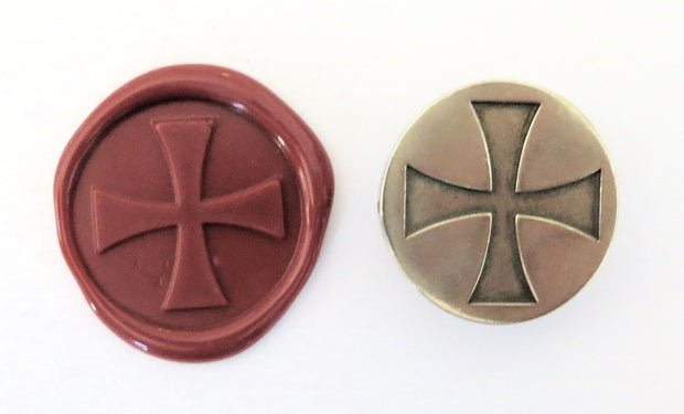 ref: 0009930-6: Sceau "Croix des Templiers"