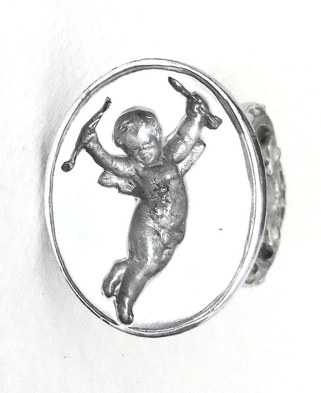 Ref: 0006677 Sceau artisanal en étain 