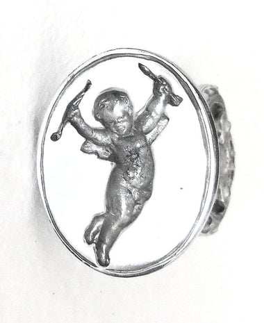 Ref: 0006677 Sceau artisanal en étain "Angelot"