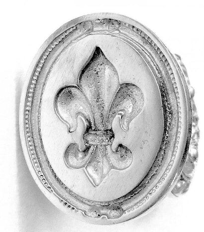 Ref: 0000453-2 "Fleur de Lys, wax and sealing stamp" box set