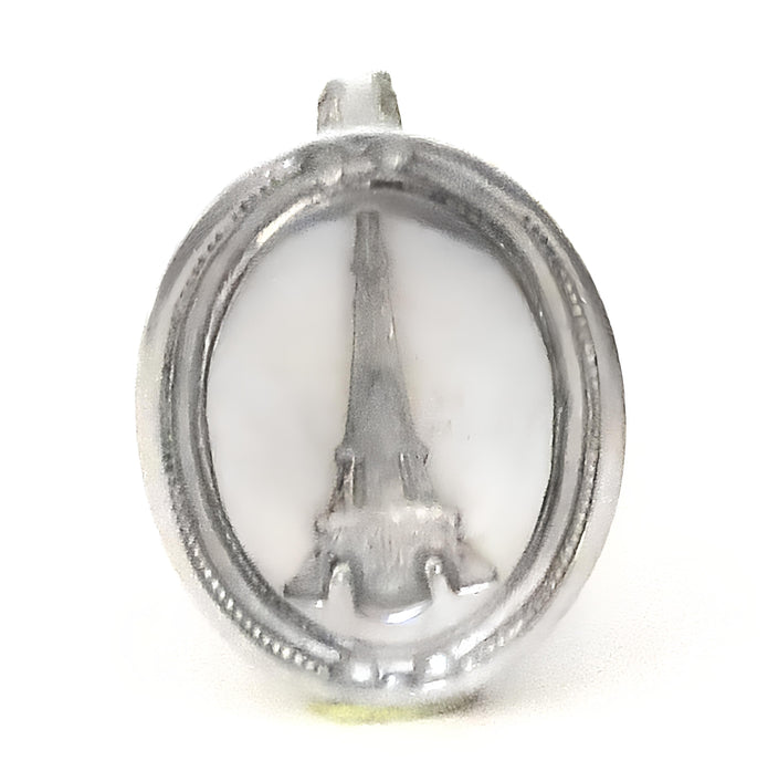 ref: 0006676 Sceau artisanal en étain " Tour Eiffel "