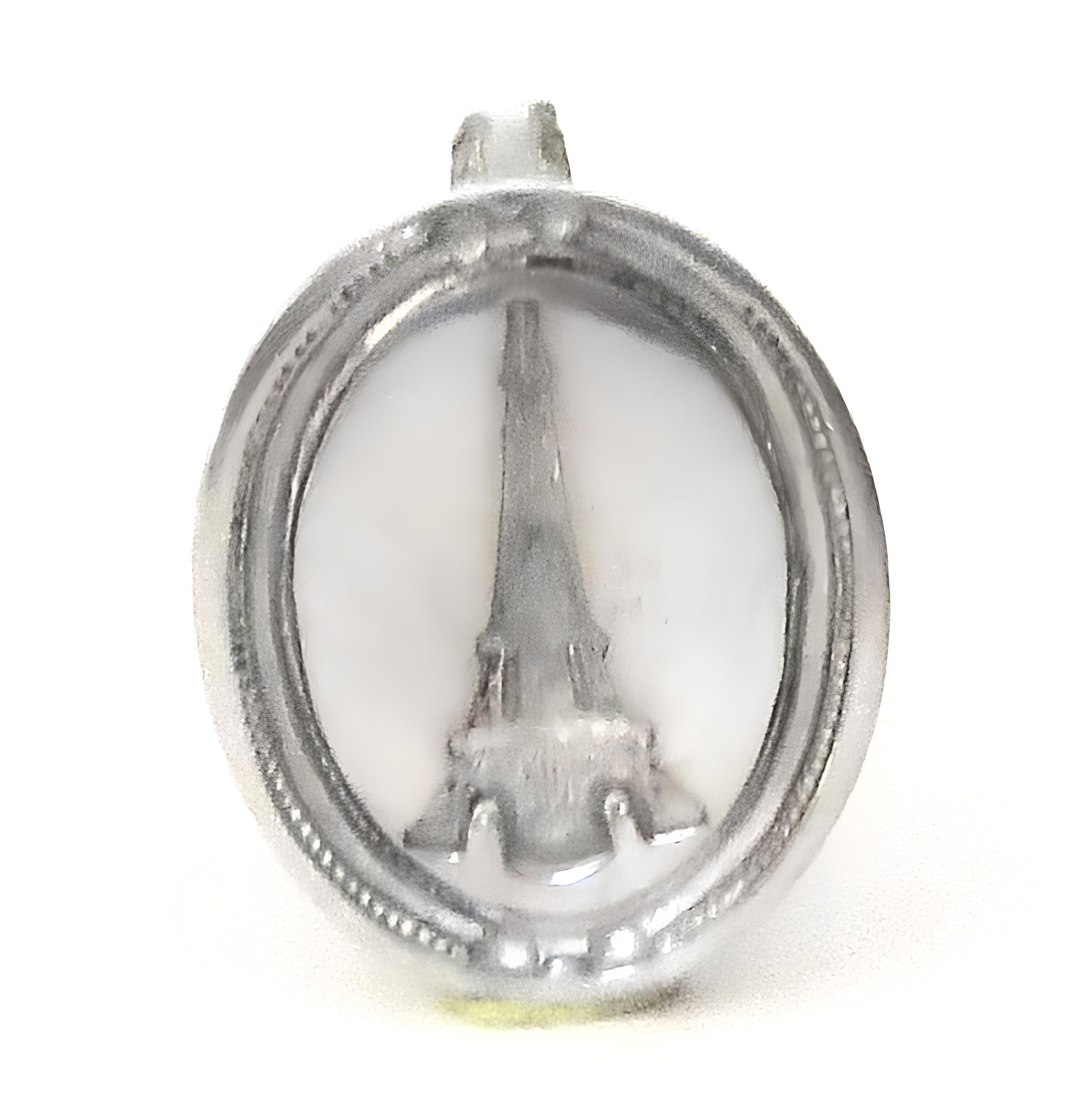Ref: 0006676 Handmade pewter seal 