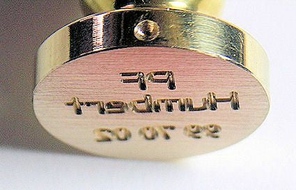 ref: 0007053-1: Sceau avec une pastille de 25 mm
