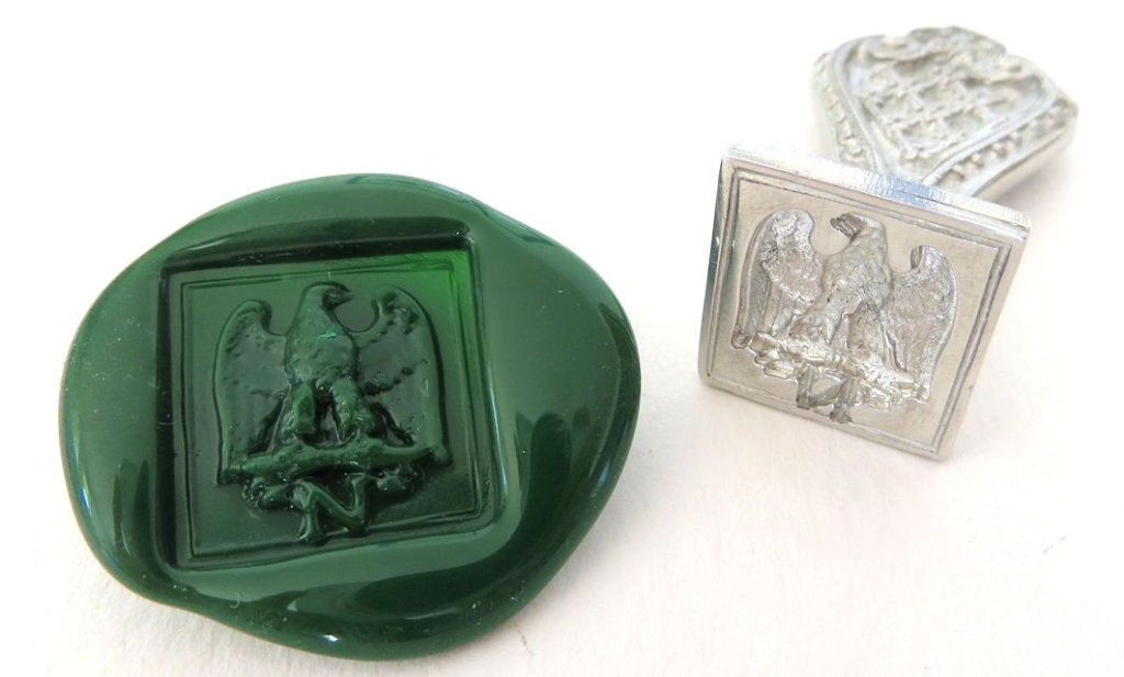 Ref: 0006190-4 Sceau artisanal en étain 