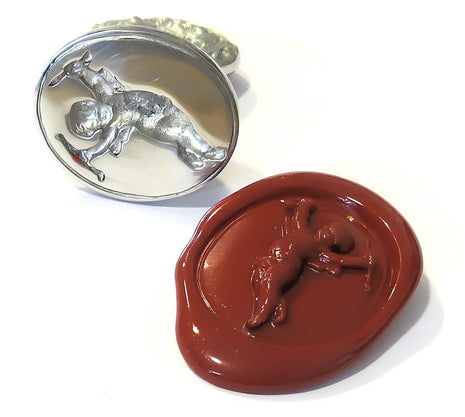 Ref: 0006977-3 "Cupid" box with pewter seal 