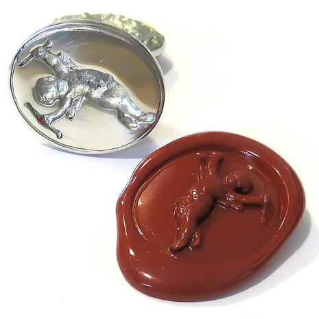 Ref: 0006977-3 "Cupid" box with pewter seal 