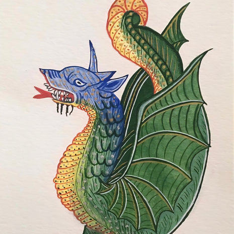 Dragon on high quality paper