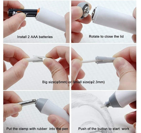 Ref: 0006640 Battery-operated electric eraser 